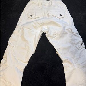 Burton Women's White Cargo Pants